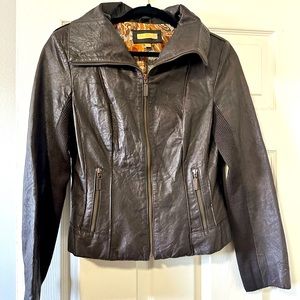 Wilsons Leather Distressed Jacket- Medium